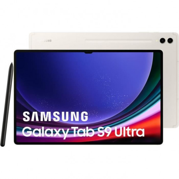 Tablette Tactile - SAMSUNG - Galaxy Tab S9 Ultra - 14,6 - RAM 12Go - 256 Go  - Creme - S Pen inclus