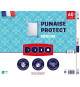 Oreiller médium DODO 60x60 cm - Protection anti punaise, anti acarien - 550 gr - Blanc - Fabriqué en France