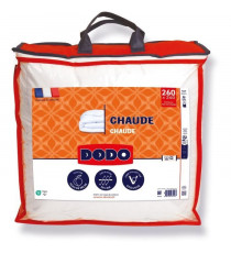 Couette 240x260 cm - DODO - Chaude - Garnissage 100% volupt'air - Blanche