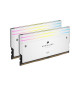Mémoire RAM - CORSAIR - Dominator Titanium RGB DDR5 - 32GB 2x16GB DIMM - 6400MT/s - Intel XMP 3.0  - 1.40V - Blanc (CMP32GX5M…