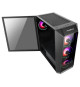 ABKONCORE BOITIER PC H300G Sync - Moyen Tour - rétro éclairage RGB - Noir - Verre trempé - Format ATX (ABKO-H-300G-SYNC)