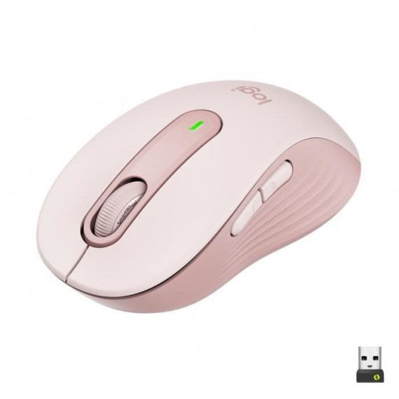 Souris Sans Fil Logitech Signature M650 - Silencieuse, Bluetooth, Boutons Programmables - Rose