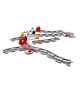 LEGO DUPLO Town Les Rails du Train Jeu de Construction - Circuit avec Brique d'Action Rouge