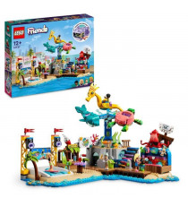LEGO Friends 41737 Le Parc d'Attractions a la Plage, Jouet de Construction Avancée, Enfants 12 Ans