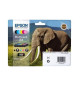 EPSON Multipack 24 - Eléphant - Noir, jaune, cyan, magenta, magenta clair, cyan clair (C13T24284011)