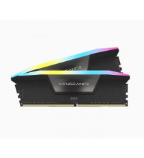 Mémoire RAM - CORSAIR - Vengeance RGB DDR5 - 32GB 2x16GB DIMM - 5600 MHz - 1,25V - Noir (CMH32GX5M2B5600C36K)