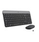 Logitech - Ensemble Clavier + Souris sans Fil et silencieux MK470 Ultra-fin - Disposition Compacte et Plate - Récepteur USB 2…