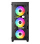 Boitier sans alimentation - DEEPCOOL - CC560 ARGB Noir - Moyen tour - Format ATX - Ventilateur(s) inclus 4x120mm LED ARGB