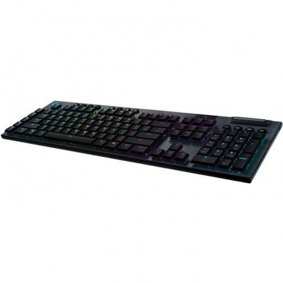 Clavier Gaming mécanique - Logitech G - G915 LIGHTSPEED RVB - GL CLICKY SWITCH - Carbon - AZERTY - Sans fil -  Noir