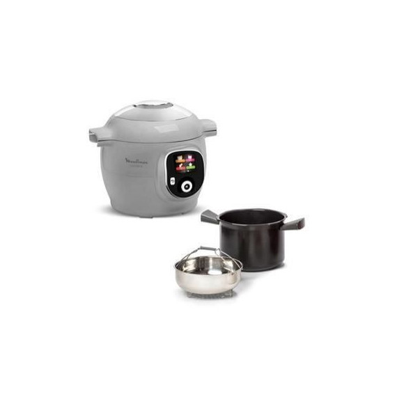 MOULINEX Cookeo Multicuiseur intelligent haute pression, 6 L, 80 recettes intégrées, Intuitif, Application dédiée CE854B10