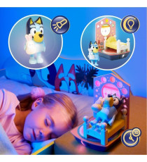 GoGlow Dream BLUEY Veilleuse et réveil éducatif 3 en 1 avec lampe torche et indicateur de réveil Bluey