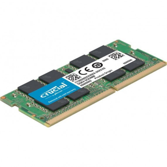 Barrette mémoire SODIMM DDR4 Crucial PC4-21300 (2667 Mhz) 4Go (Vert)