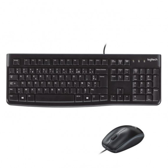 LOGITECH Pack clavier-souris filaire - MK120 - AZERTY