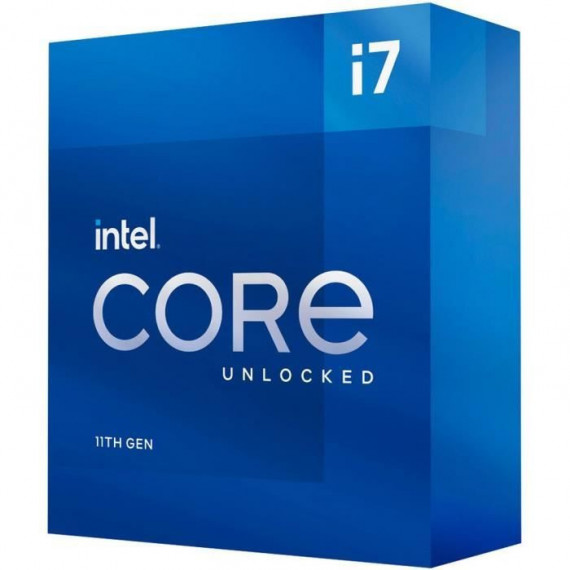 INTEL - Processeur Intel Core i7-11700K - 8 coeurs / 5,0 GHz - Socket 1200 - 125W