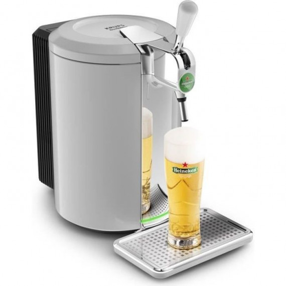 KRUPS Beertender Compact Machine a biere pression, Compatible fûts de 5L, Température parfaite, Biere fraîche et mousseuse VB…