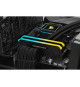 Mémoire RAM - CORSAIR - Vengeance RGB RS - DDR4 - 16GB 2x8GB DIMM - 3200 MHz - 1.35V - Noir (CMG16GX4M2E3200C16)