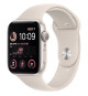 Apple Watch SE GPS (2e génération) - 44mm - Boîtier Starlight Aluminium - Bracelet Starlight Sport Band Regular