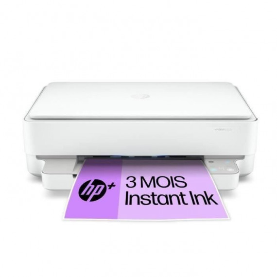 Imprimante tout-en-un HP Envy 6022e Jet d'encre couleur - Copie Scan - Idéal pour la famille - 3 mois d'Instant ink inclus av…