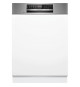 Lave-vaisselle intégrable BOSCH SMI6ECS00E SER6 - 14 couverts - Induction - L60cm - 42dB - Classe B - Blanc/Metallic