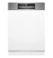 Lave-vaisselle intégrable BOSCH SMI6ECS00E SER6 - 14 couverts - Induction - L60cm - 42dB - Classe B - Blanc/Metallic