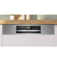 Lave-vaisselle intégrable BOSCH SMI6ECS00E SER6 - 14 couverts - Induction - L60cm - 42dB - Classe B - Blanc/Metallic