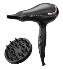 Seche Cheveux - Bellissima - Ionique S9 2300W - Pour Cheveux Lisses et Ondulés - 2 Vitesses 3 Températures - Concentrateur Di…