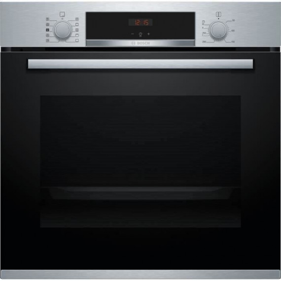 Four multifonction Ecoclean Encastrable BOSCH - RA534BS0 - Volume: 71l - 8 modes de cuisson - H:59,5cm/L:59,4cm/P:54,8cm - Inox