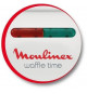 MOULINEX Gaufrier électrique Waffle Time Blanc WJ70112