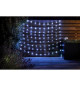 Guirlande d'extérieur SMARDTV - Ultra 100 étoiles LED - 15L - Energie solaire - Blanc froid - 21,8m