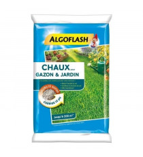 ALGOFLASH Chaux pour gazon et jardin - 10 kg
