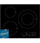 Table de cuisson induction - SAUTER - 3 zones - 7200 W - L60 x P52 cm - Revetement verre - Noir - SPI6300