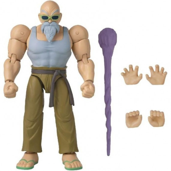 Figurine Dragon Ball - BANDAI - Dragon Stars - Master Roshi - 17cm - 16 points d'articulation