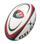 GILBERT Ballon de rugby REPLICA - Leicester - Taille Mini