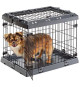 Cage Pliable pour tres petits chiens SUPERIOR 60 Clôture métallique, avec Séparateur, Double verrouillage - 60 x 47 x 50 cm