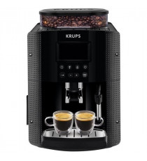 KRUPS Machine a café grain, 1.7 L, Cafetiere espresso, Buse vapeur pour Cappuccino, 2 tasses en simultané, Essential YY8135FD