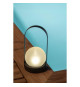 Lanterne solaire métal - boule perlée - GALIX - 10 Lumens - 8 heures d'éclairage - LED blanche
