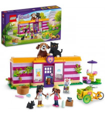 LEGO Friends Adoption Café 41699 - Jouet avec Figurines de Chat et Chien
