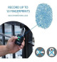 MASTER LOCK Cadenas Biométrique Haute Securité [Etanche] [Empreinte Digitale et Code Directionnel de Secours] 4901EURDLHCC
