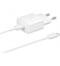 Chargeur Secteur USB C 15W + câble USB C - 15W - SAMSUNG - Blanc