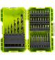 Coffret antichocs empilable RYOBI 38 accessoires de perçage-vissage - porte embouts RAK38SDD