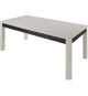 Table a manger L 190 cm - Structure en panneau de particule épaisseur de 18mm - Blanc et gris - Cooper