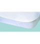 Protege-matelas Alese imperméable Elasretane éponge bouclette 100% coton 140x190 cm blanc