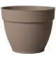 DEROMA Pot de fleurs Ninfea R camel a réserve d'eau - Coloris taupe - 52cm