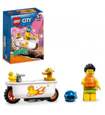 LEGO 60333 City Stuntz La Moto de Cascade Baignoire, Jouet avec Minifigurines de Cascadeurs, Idée Cadeau pour Garçons et Fill…