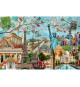 Ravensburger - Puzzle 5000 p - Carte postale des monuments - A partir de 14 ans