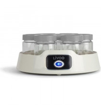 LIVOO - Yaourtiere - DOP180G - 14 pots en verre avec couvercle a visser  -  Capacité par pot : 170ml