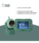 Babymoov Babyphone vidéo YOO Twist - Caméra motorisée avec vue a 360° - Technologie Sleep - Vision nocturne
