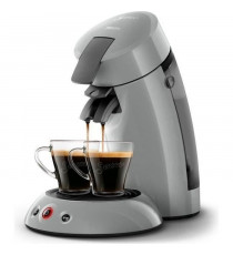 Machine a café dosette SENSEO ORIGINAL Philips HD6553/71, Booster d'arômes, Crema Plus (mousse plus dense), 1 a 2 tasses, Gris
