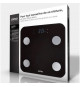 LIVOO DOM427N Pese-personne impédancemetre - 13 mémoires utilisateurs - 180 kg - Plateau en verre trempé affichage LCD - Noir