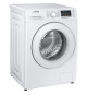 Lave-linge hublot SAMSUNG Ecobubble WW70TA046TT - 7 kg - Induction - 1400 trs/min - Programme Vapeur - Blanc